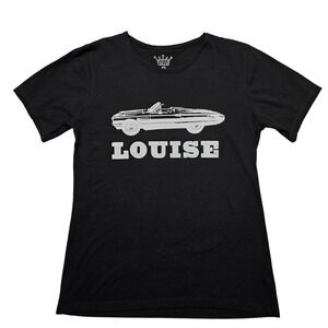Junk Gypsy Shirt Mens Large Black Louise Car Graphic Road Trip Cotton Tee